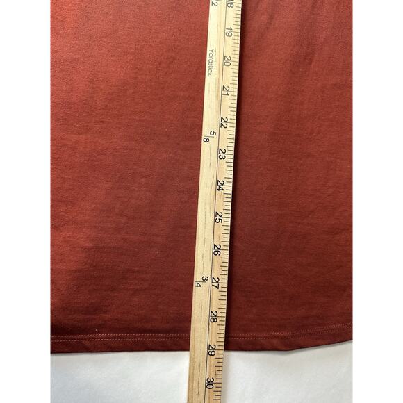 Lands End Women’s Shirt Adult Extra Large 18 Rust/Brown Tank Top Sleeveless - Picture 10 of 10